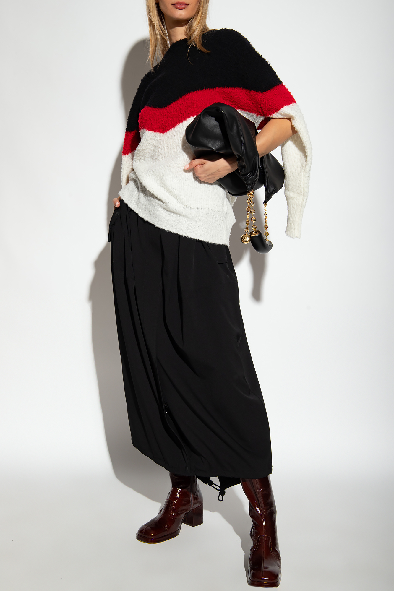 MAX MARA｜SKIRTS (LUISA (21106041 003 / 21106041600 003) Black 'Luca' wool skirt Max Mara - SchaferandweinerShops